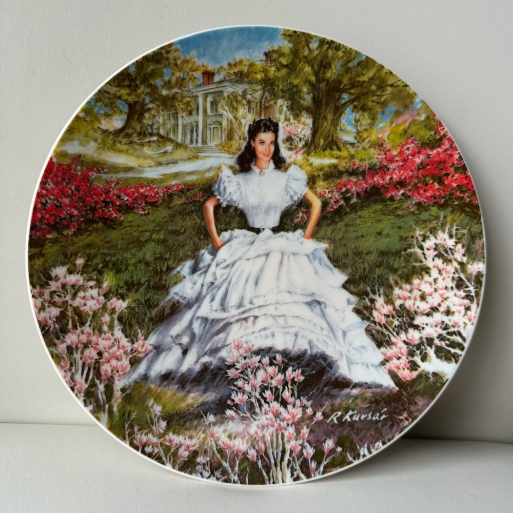 1978 Knowles Limited Gone With the Wind Decorative Plate No. 3320G